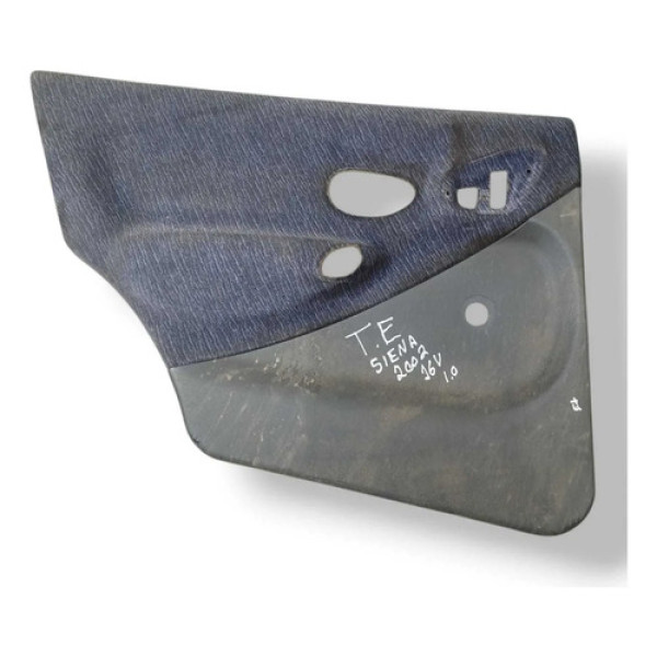 Forro Porta Traseira Esquerda Fiat Siena 1.0 2002 2003 2004 Azul E Preto