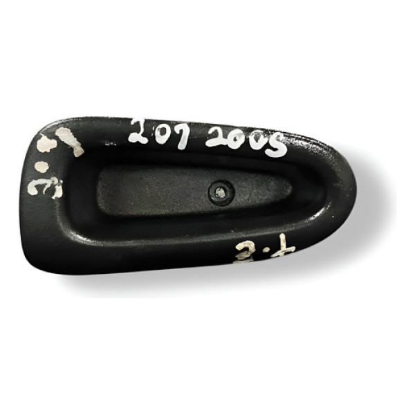 Puxador Porta Tras Esquerda Peugeot 207 2005/2011 9631696877 Preto Traseira