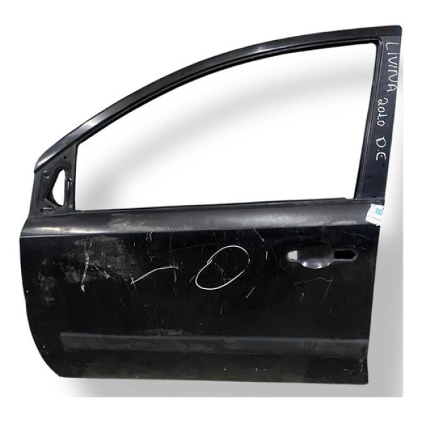 Porta Dianteira Esquerda Nissan Livina 2010 2011 2012 Detalh Dianteira Esquerdo Preto