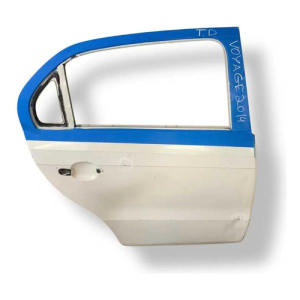 Porta Traseira Direita Volkswagen Voyage C/detalhe 2014 Traseira Direita Branco