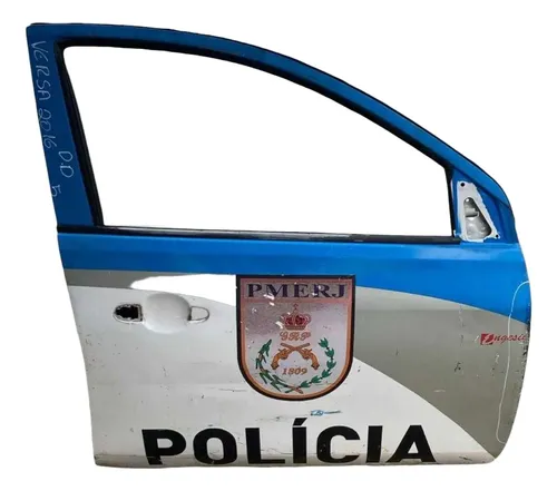Porta Dianteira Direita Nissan Versa 2016 2017 2018 Detalhe Dianteira Direito Branco