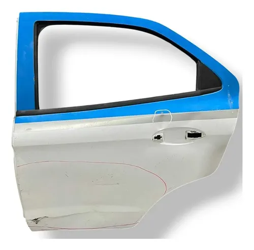 Porta Traseira Esquerda Ford Ka 2015 2016 A 2021 C/detalhe Traseira Esquerda Branco