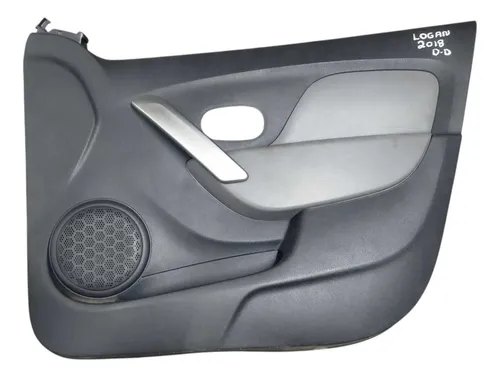 Forro Porta Dianteira Direita Renault Logan 2018 809007561r Preto E Cinza