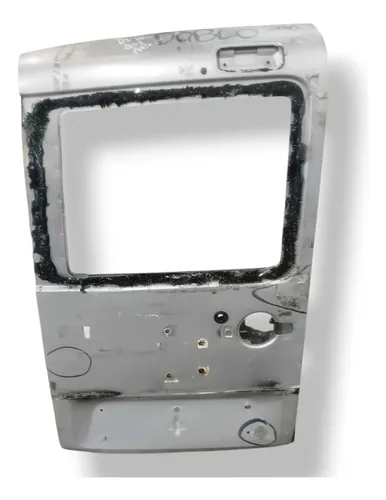 Tampa Traseira Lado Esquerdo Doblo 2003 2004 A 2006 Detalhe Prateado