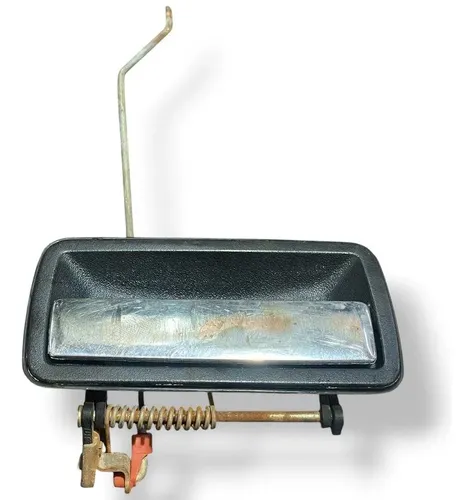 Maçaneta Externa Traseira Esquerda Chevrolet S10 2010 2011 Prateado Traseira