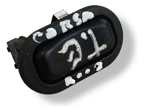 Botão Vidro Traseiro Esquerdo Chevrolet  Corsa 2003 13363102