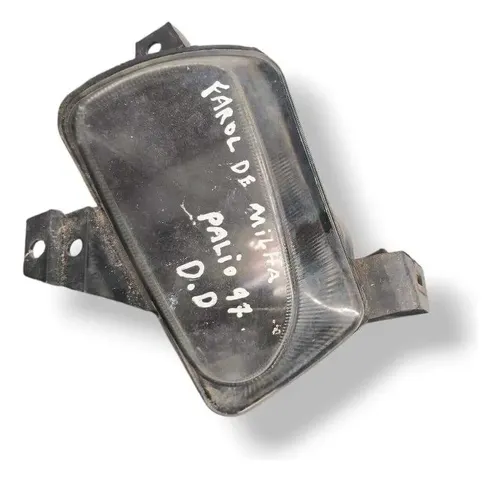 Farol Milha Lado Direito Fiat Palio 1996 1997 1998 1999 2000 Preto