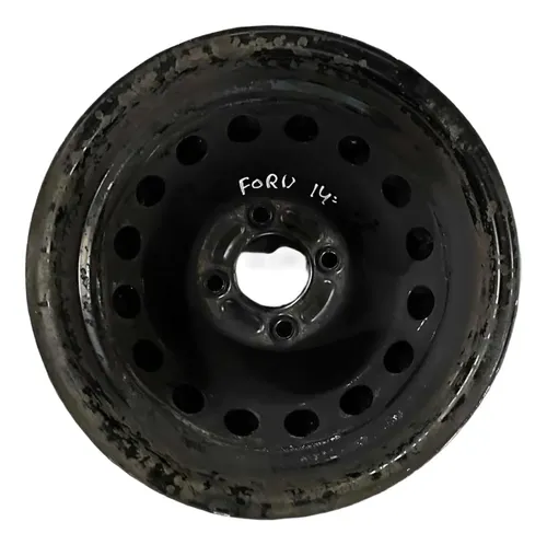 Roda Ferro Avulsa Aro 14 Ford Fiesta / 4 Furos Preto