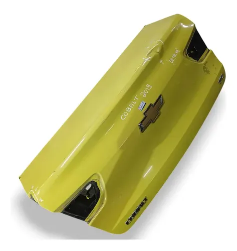 Tampa Traseira Porta Malas Chevrolet Cobalt 2016/20 Detalhe Amarelo