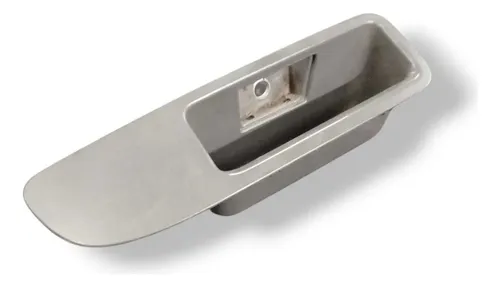 Puxador Porta Traseira Esquerda Fiat Palio 2011 735497491 Cinza