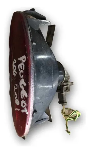 Luz Neblina Parachoque Traseiro Peugeot 206 2000 2001 2002 Vermelho