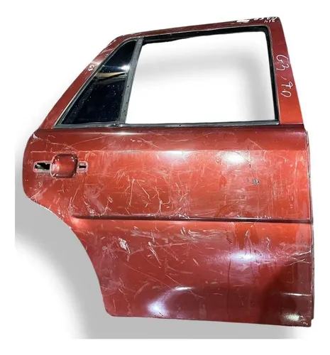 Porta Traseira Direita Volkswagen Gol G3 1999 2000 A 2005 Traseira Direita Vermelho